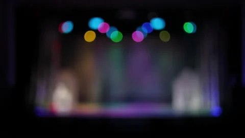 Texture blur and defocus. Stage color li... | Stock Video | Pond5