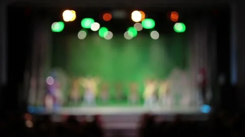 Texture blur and defocus. Stage color li... | Stock Video | Pond5