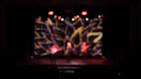 Texture blur and defocus. Stage light at a concert show. Stock-Footage 250447124