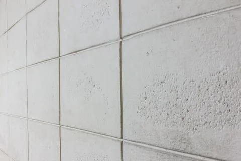 Texture of brick block cement wall Stock Photos