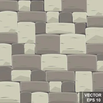 The texture is brick. The cartoon. Stone wall. For your design. Stockillustratie