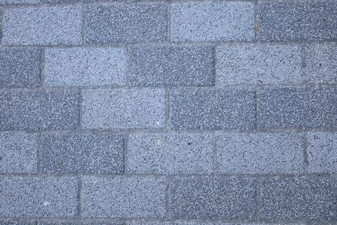The texture of brick paving slabs, the background is brick tiles. Stock Photos