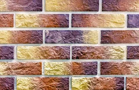 Texture of a brick wall. Background for design and decoration. Stock Photos