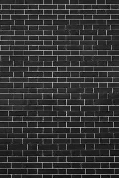Texture brick wall dark black color Stock Photos