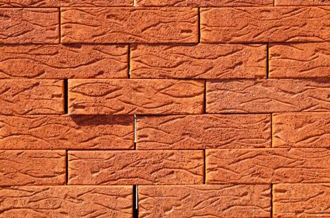 The texture of the brick wall of different colors for construction. Facing Stock Photos