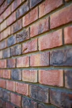 Texture, brick wall with window Stock Photos