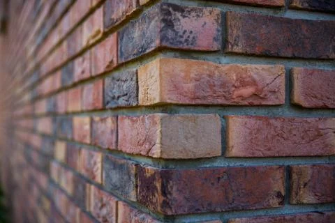 Texture, brick wall with window Stock Photos