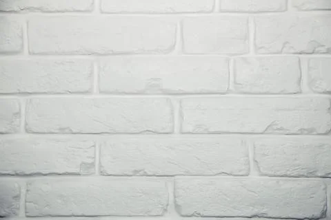 Texture of brick, white brick Stock Photos