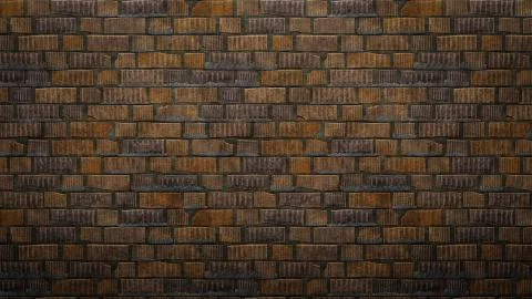 Texture of Bricks background closeup ,  Abstract background, empty template Stock Photos