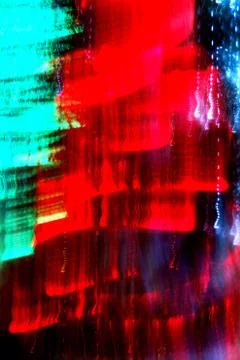 Texture, bright abstract lines, stripes and spots on a black background Stock Photos