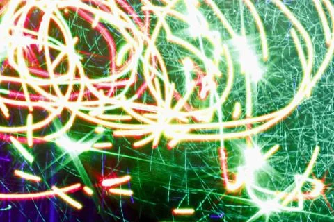 Texture, bright abstract pattern in a color different lines, stripes and spots Stock Photos