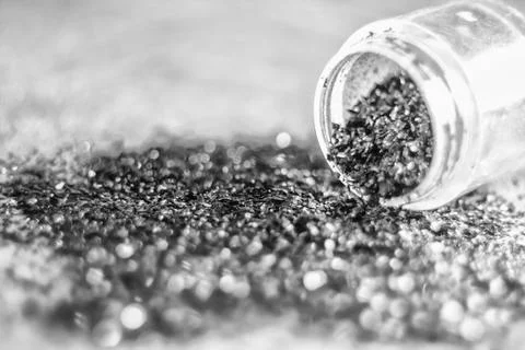 Texture of bright   background of sparkles, sequins, sparkling dust, blur, Stock Photos