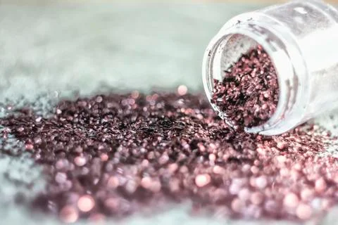 Texture of bright   background of sparkles, sequins, sparkling dust, blur, Stock Photos