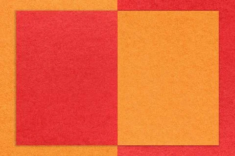 Texture of bright orange and red paper background with geometric shape Stock Illustration