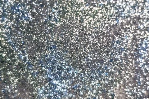 Texture bright silver glitter for design, sparkles,  blur Stock Photos