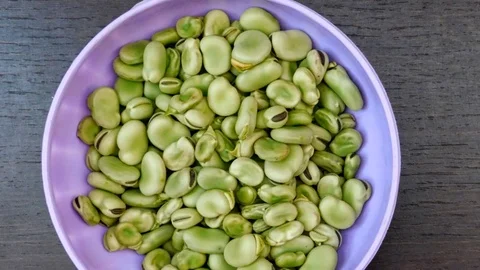 Texture of broad beans outdoors Stock Footage 96182779
