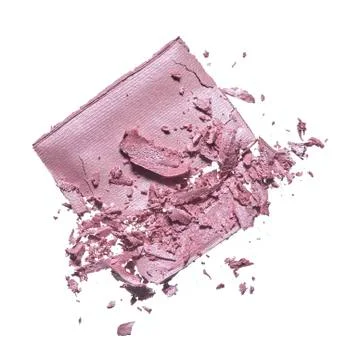 Texture of broken pink blush or gently pink eye shadow Stock Photos