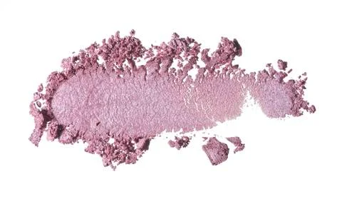 Texture of broken pink blush or gently pink eye shadow Stock Photos