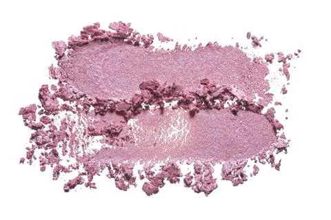 Texture of broken pink blush or gently pink eye shadow Stock Photos