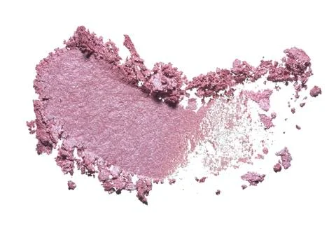 Texture of broken pink blush or gently pink eye shadow Stock Photos