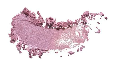 Texture of broken pink blush or gently pink eye shadow Stock Photos