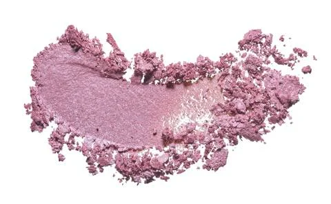 Texture of broken pink blush or gently pink eye shadow Stock Photos