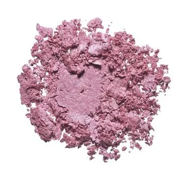 Texture of broken pink blush or gently pink eye shadow Stock Photos