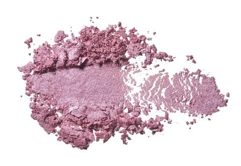 Texture of broken pink blush or gently pink eye shadow Stock Photos