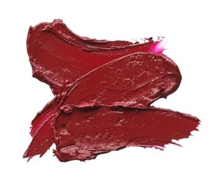 Texture of broken red lipstick Stock Photos