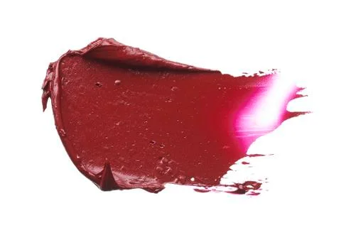Texture of broken red lipstick Stock Photos