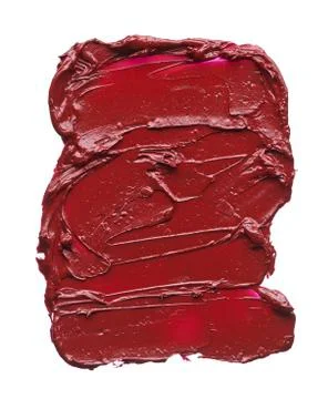 Texture of broken red lipstick Stock Photos