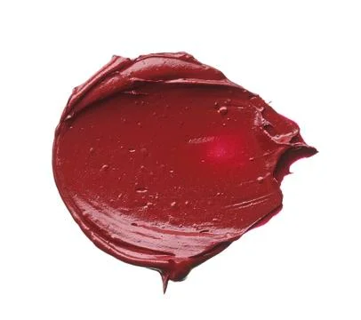 Texture of broken red lipstick Stock Photos