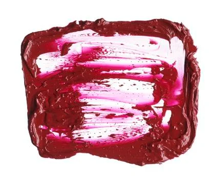 Texture of broken red lipstick Stock Photos