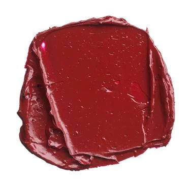 Texture of broken red lipstick Stock Photos