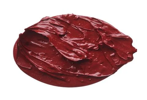 Texture of broken red lipstick Stock Photos
