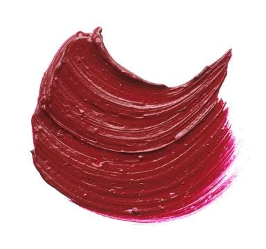 Texture of broken red lipstick Stock Photos