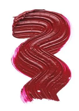 Texture of broken red lipstick Stock Photos