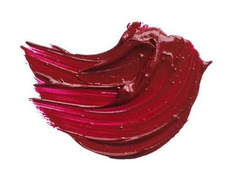 Texture of broken red lipstick Stock Photos