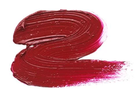 Texture of broken red lipstick Stock Photos