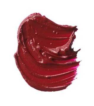 Texture of broken red lipstick Stock Photos