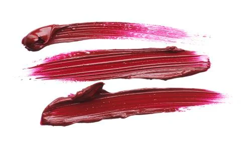 Texture of broken red lipstick Stock Photos