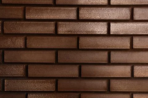 Texture of brown brick wall as background 写真素材