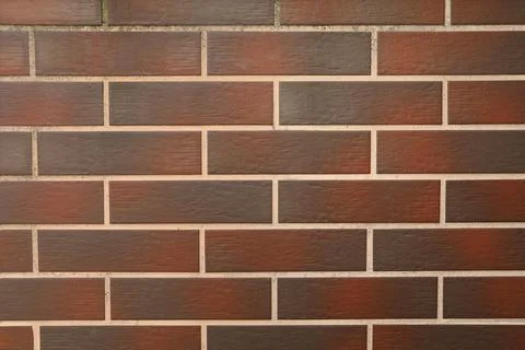 Texture of brown brick wall as background Stockfoto's