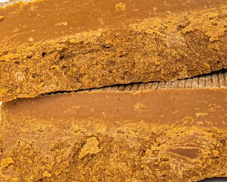 Texture brown cheese, close up Stock Photos