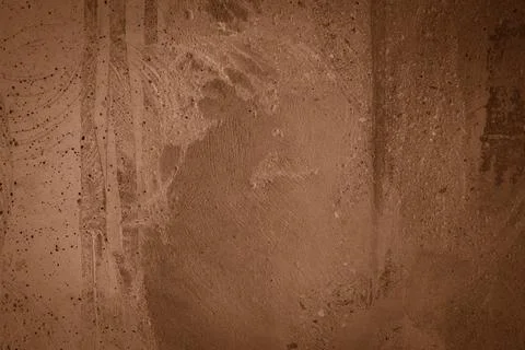 Texture of a brown concrete as a background, brown grungy wall Stock Illustration