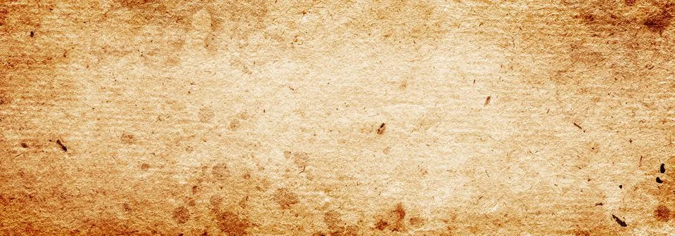 The texture of brown dirty rough old paper is stained Stock Illustration