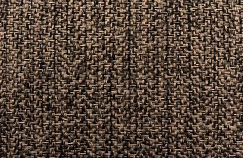 The texture of a brown ribbed fabric with a large knit. Thick material 스톡 사진