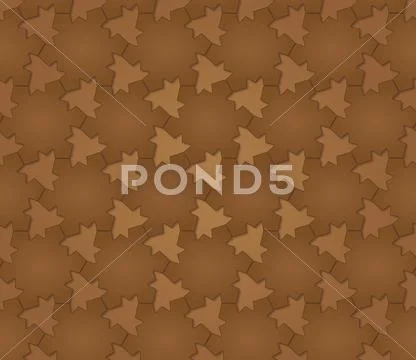 Texture brown star Stock Illustration
