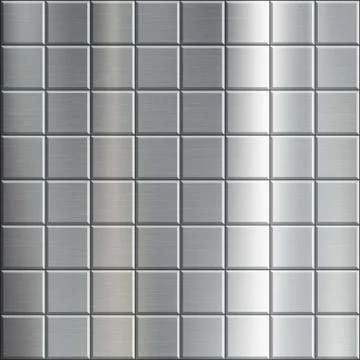 Texture of brushed metal with a geometric pattern. Stock Illustration