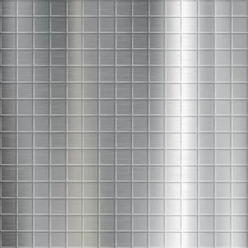 Texture of brushed metal with a geometrical pattern. Industrial Stock Illustration
